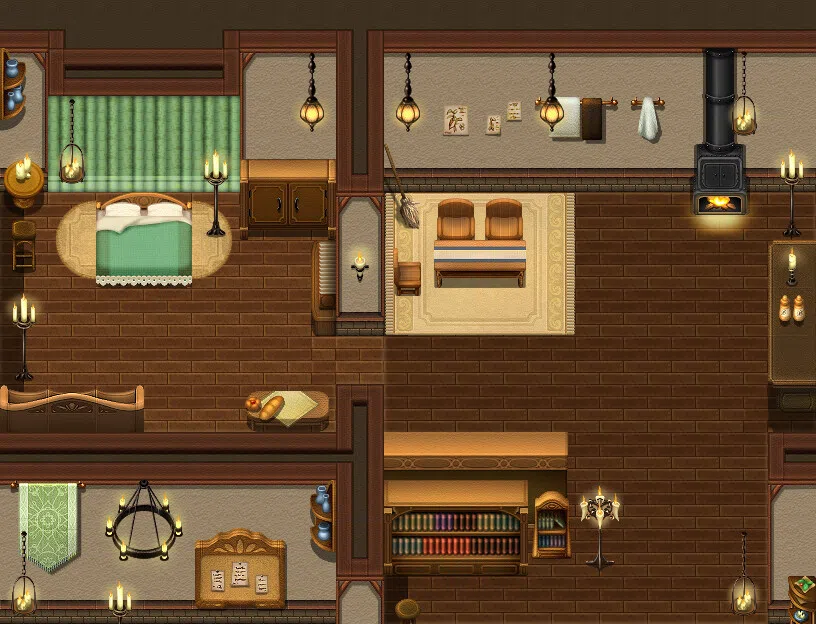 RPG Maker MV - Useful Interior Tiles Modern and Fantasy Screenshot 1