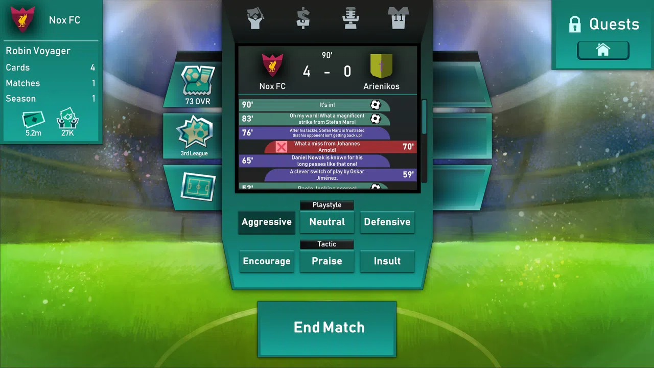 Regista: Reign Your Football Club Screenshot 1
