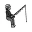 Fishing climbers icon