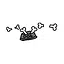 Dog bones icon
