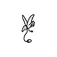 Mouse bird icon