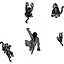 Monkeys and tarzan icon