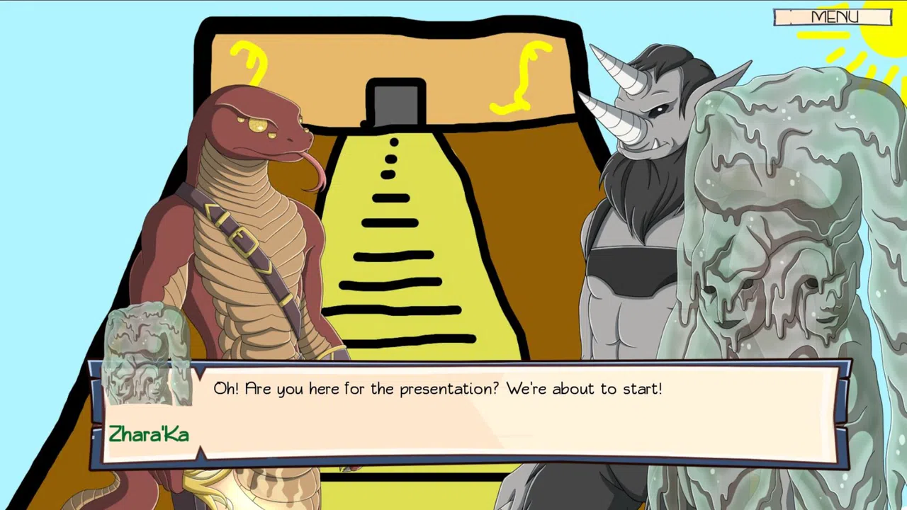 Tentacle Prawn: (Actually) A Cthulhu Dating Sim New Game+ Benefits HD Screenshot 2