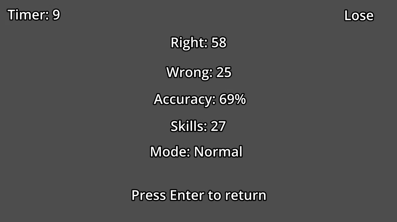 RPG Quiz Screenshot 3