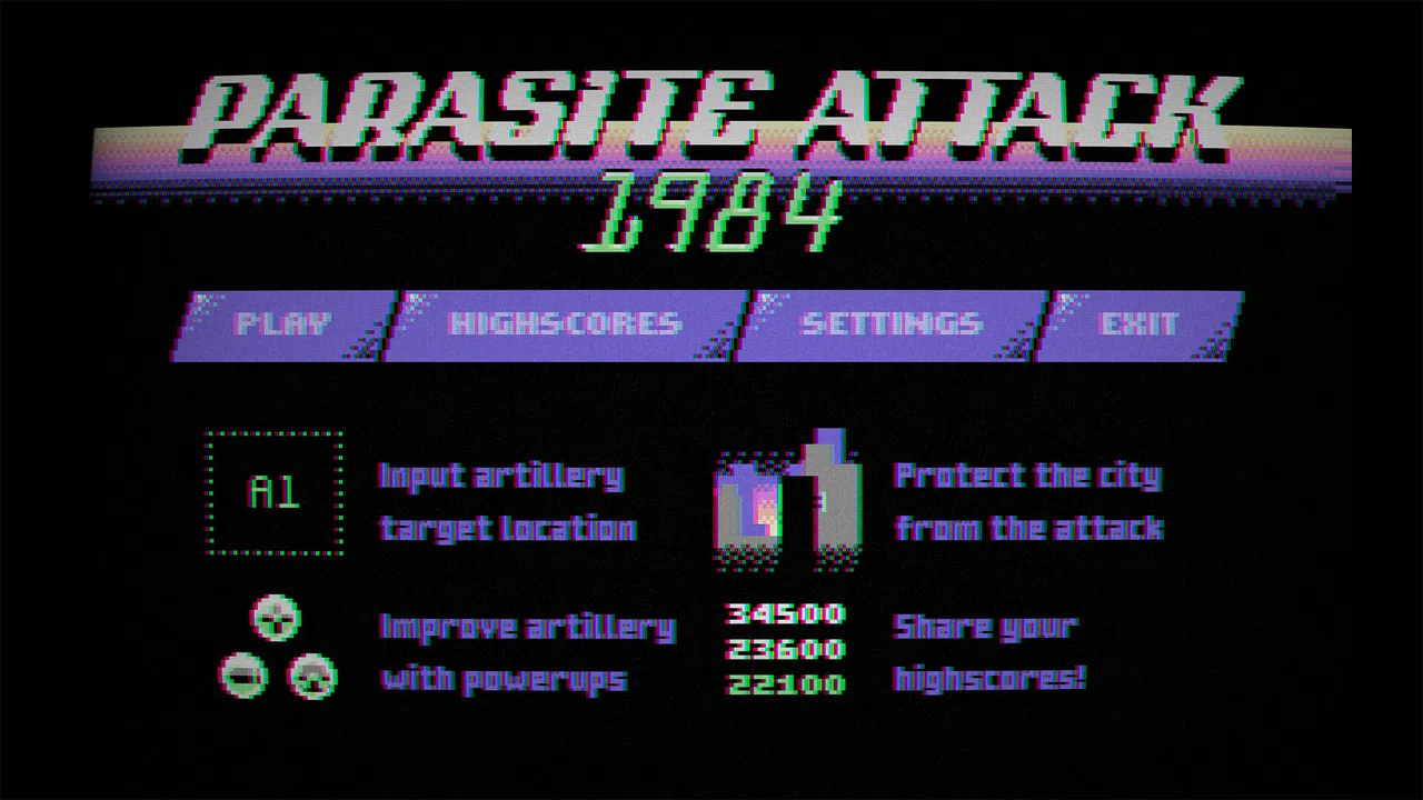 Parasite Attack 1984 Screenshot 4