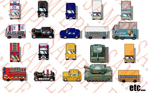 RPG Maker MZ - Various cars Characters set Screenshot 0