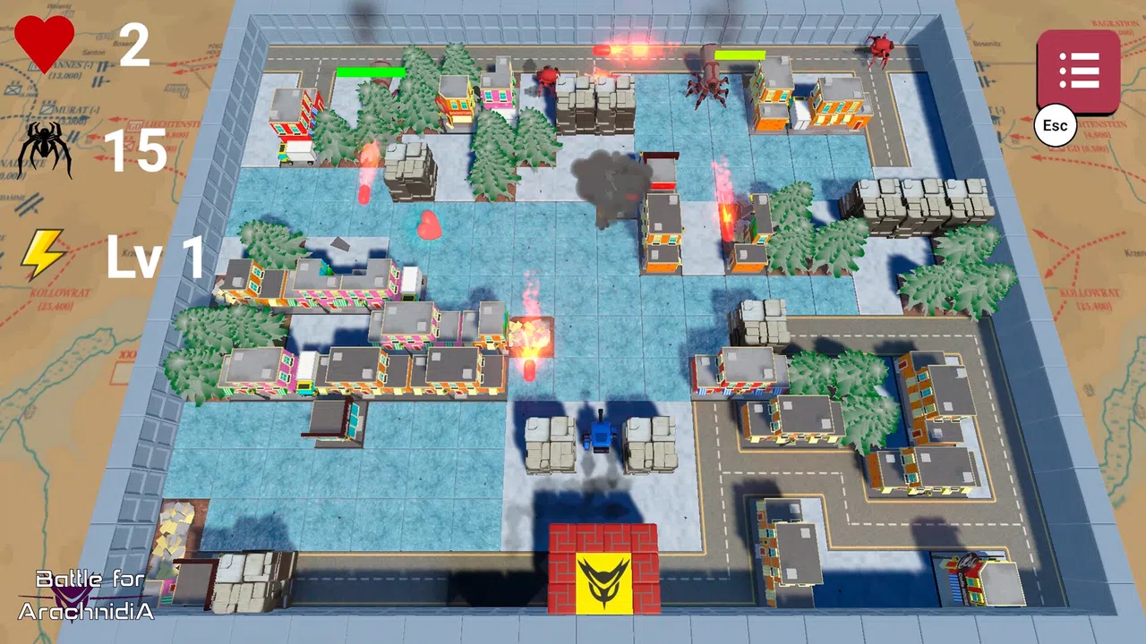 Battle of Arachnidia Demo Screenshot 1
