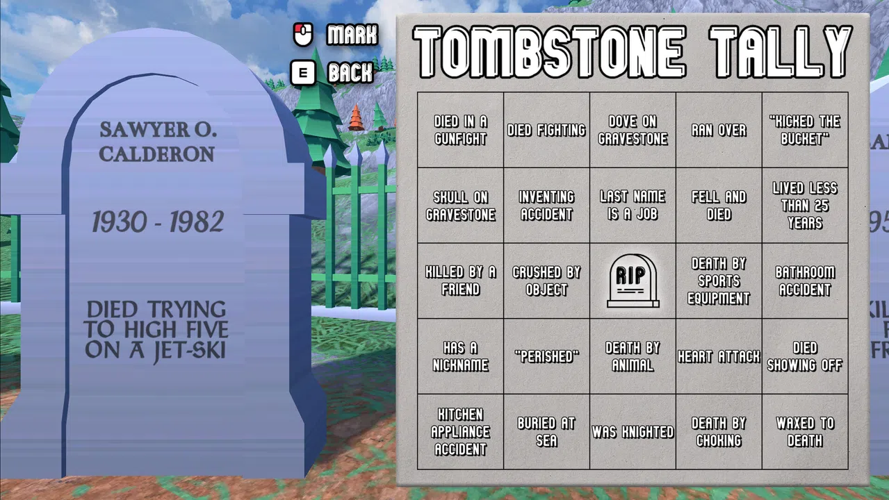 Tombstone Tally Screenshot 1