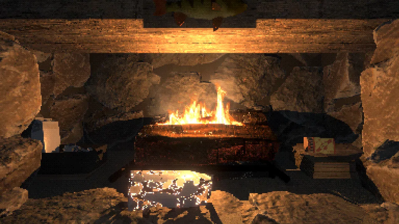 Virtual Interactive Fireplace Screenshot 1