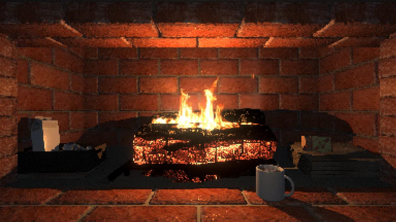Virtual Interactive Fireplace Screenshot 0