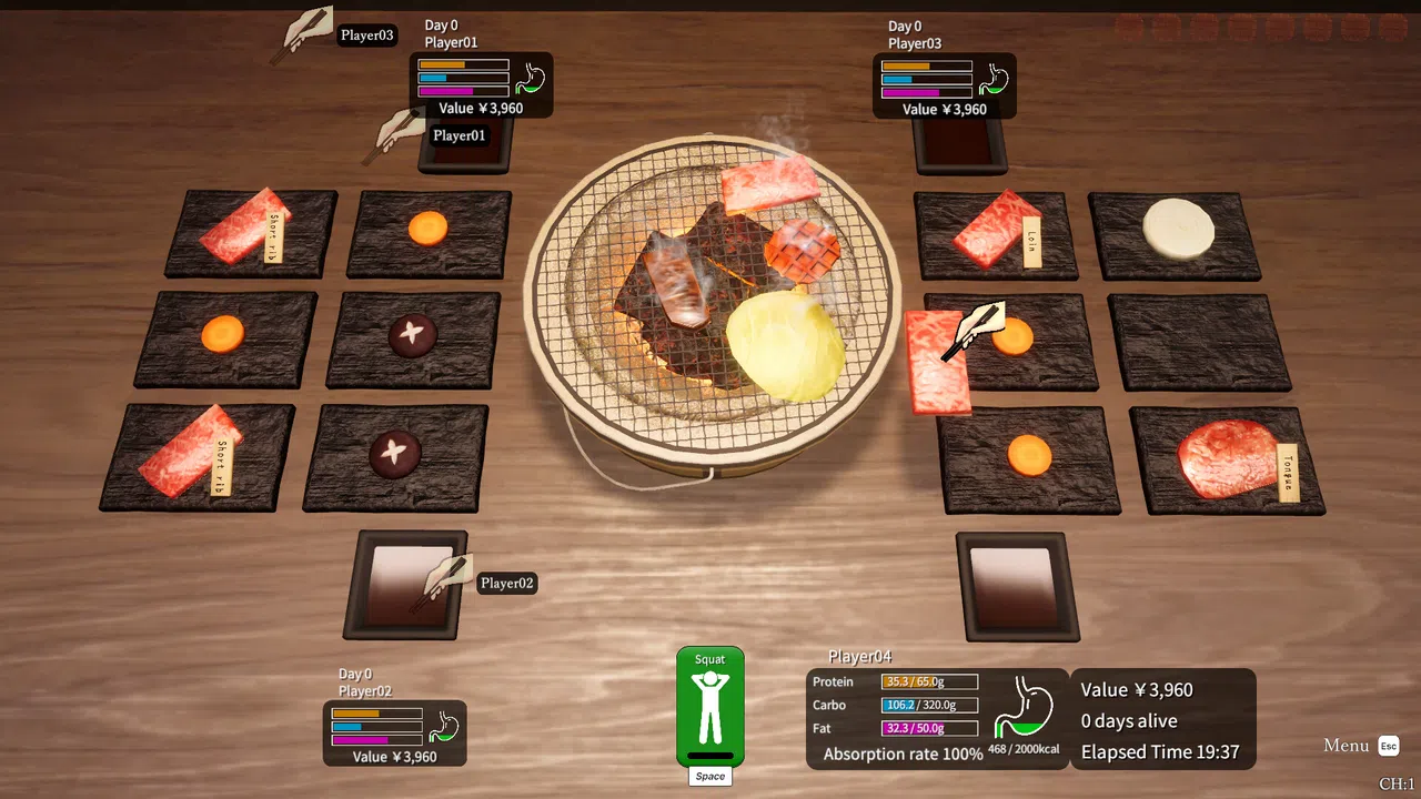 Yakiniku Party Survival Screenshot 0