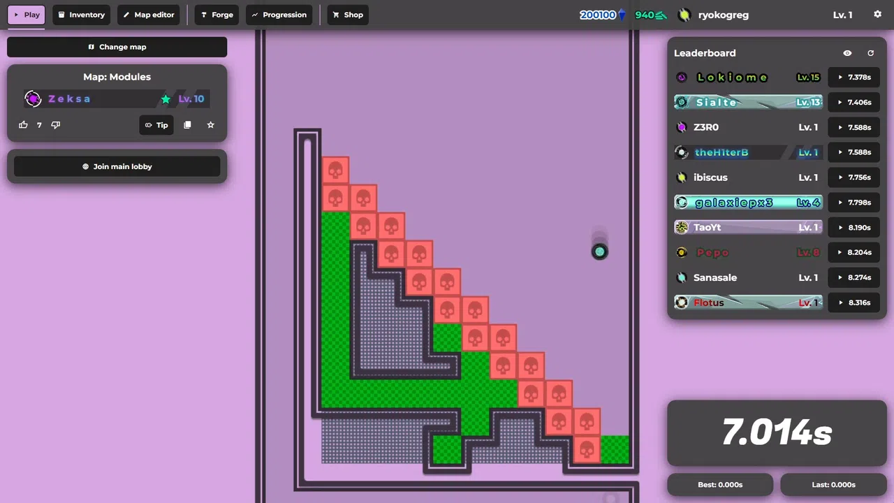 UpRunner Demo Screenshot 7