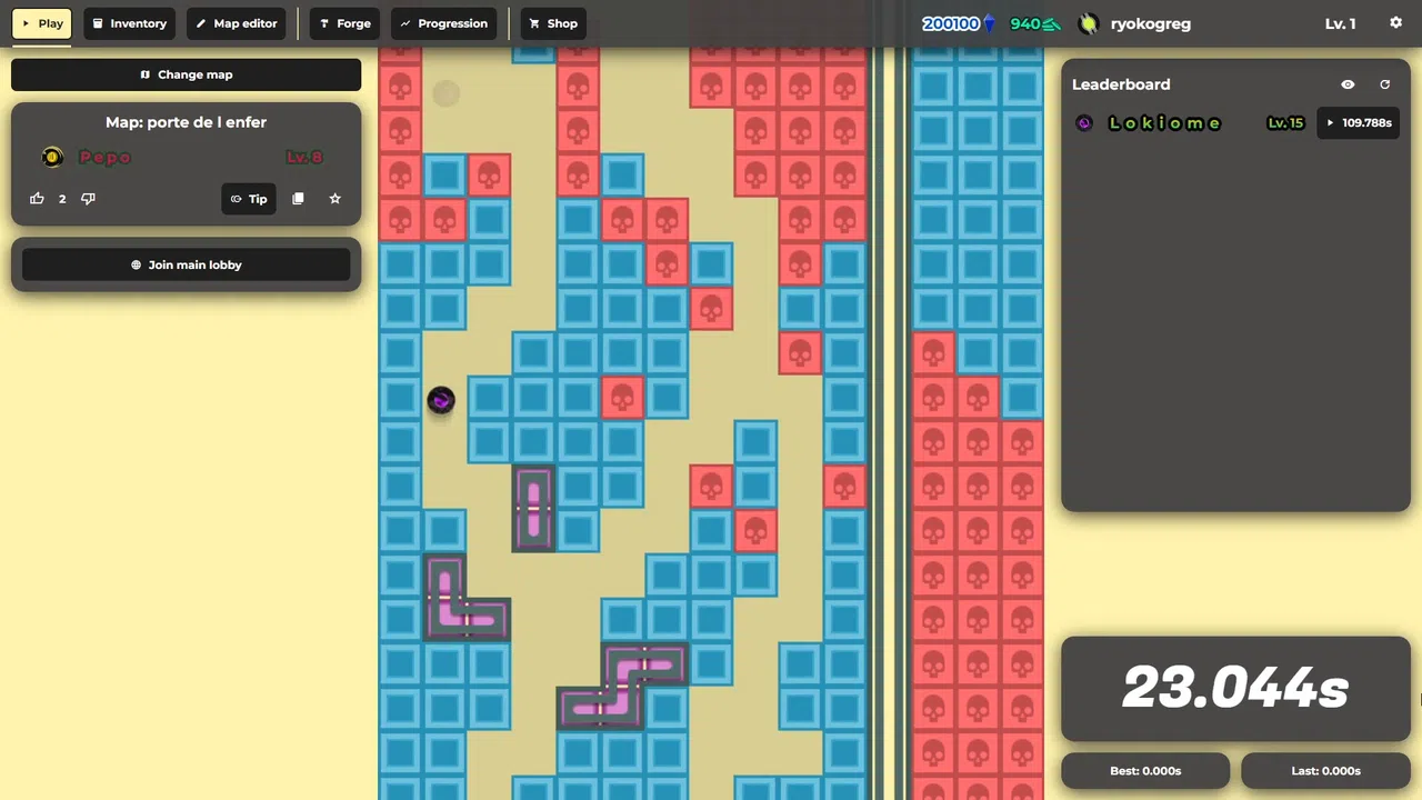 UpRunner Demo Screenshot 1