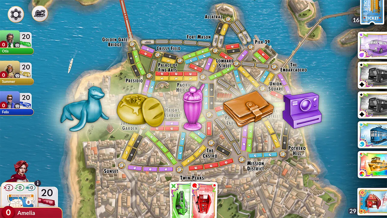 Ticket to Ride®: San Francisco City Expansion Screenshot 4