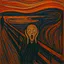 Screaming Figure on the Bridge icon