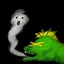 Defeat lizard icon
