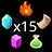 Chain bonus x15