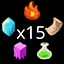 Chain bonus x15 icon