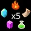 Chain bonus x5 icon