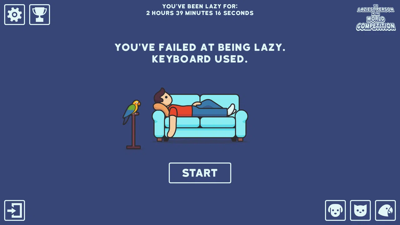 The Laziest Person In The World Competition: Animal Companions Screenshot 4