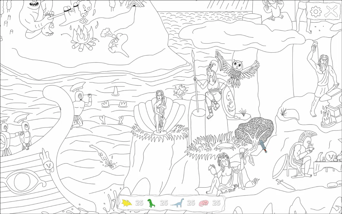 100 Hiddensaurs - Greece Screenshot 0