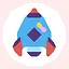 🚀 icon