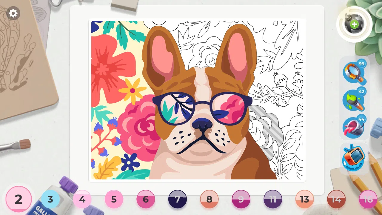 Gallery: Coloring book & decor Screenshot 2