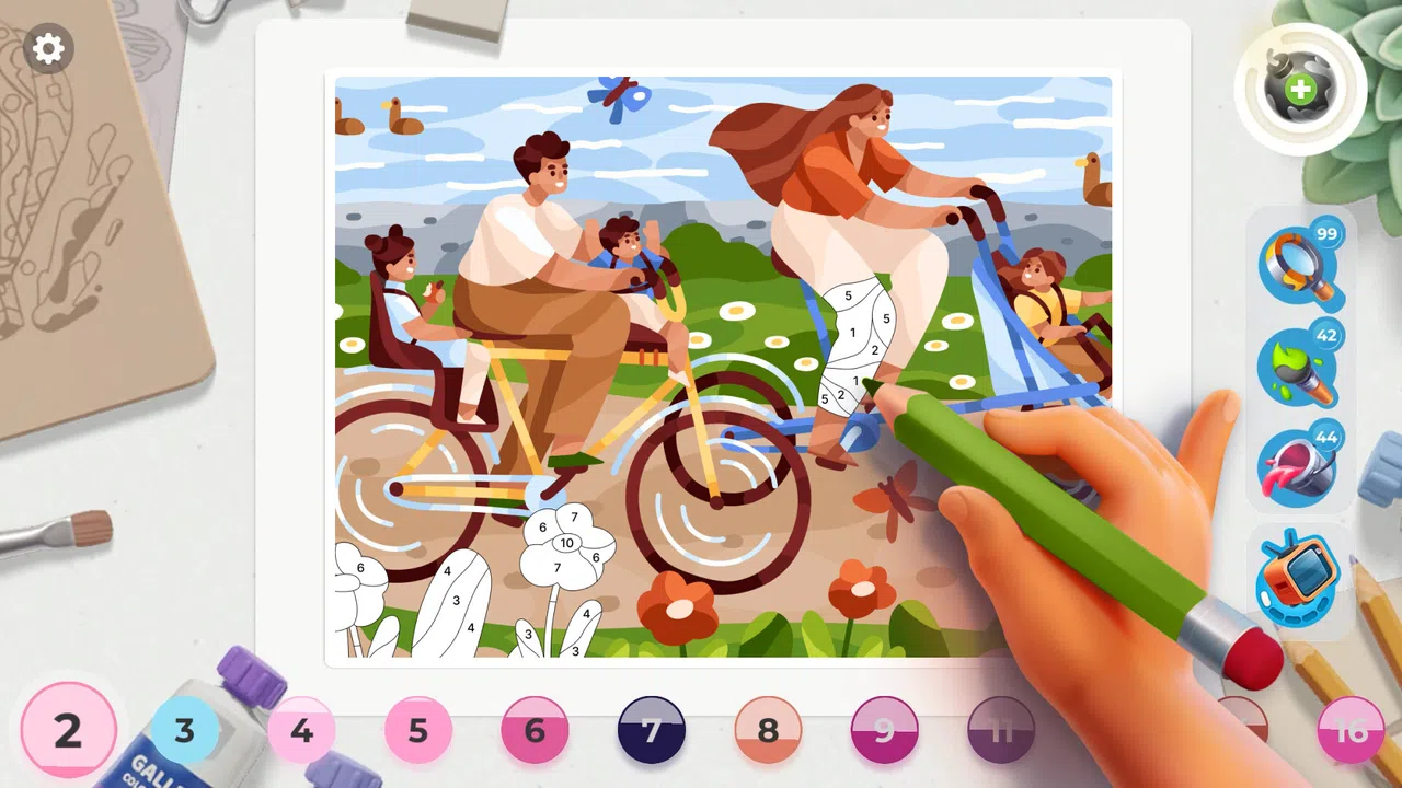 Gallery: Coloring book & decor Screenshot 0