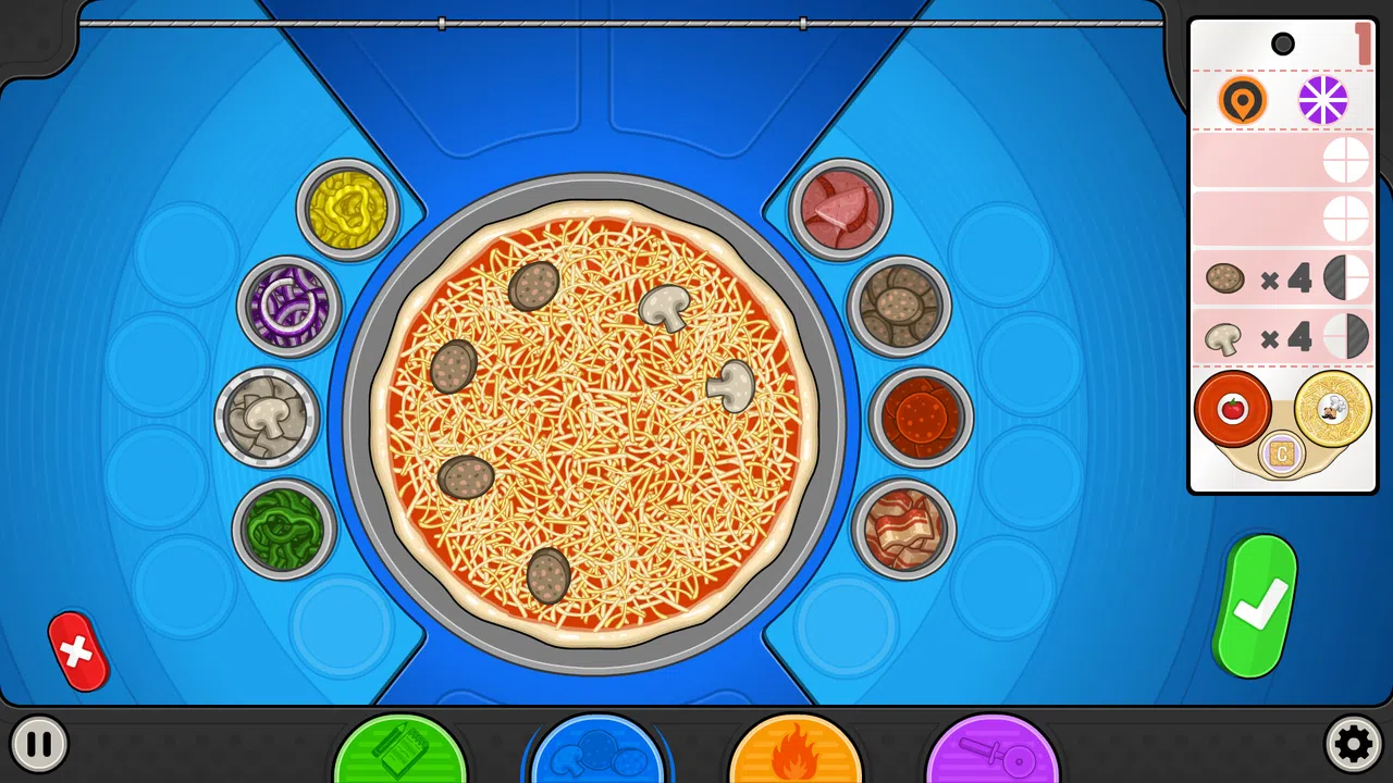 Papa's Pizzeria Deluxe Screenshot 1