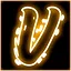 V icon