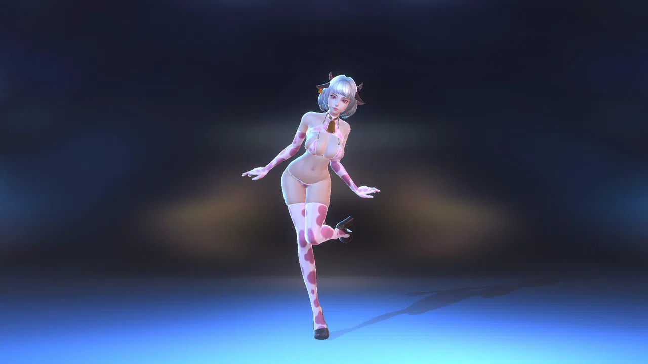 Angel Legion-DLC Cow Bikini (Pink) Screenshot 1