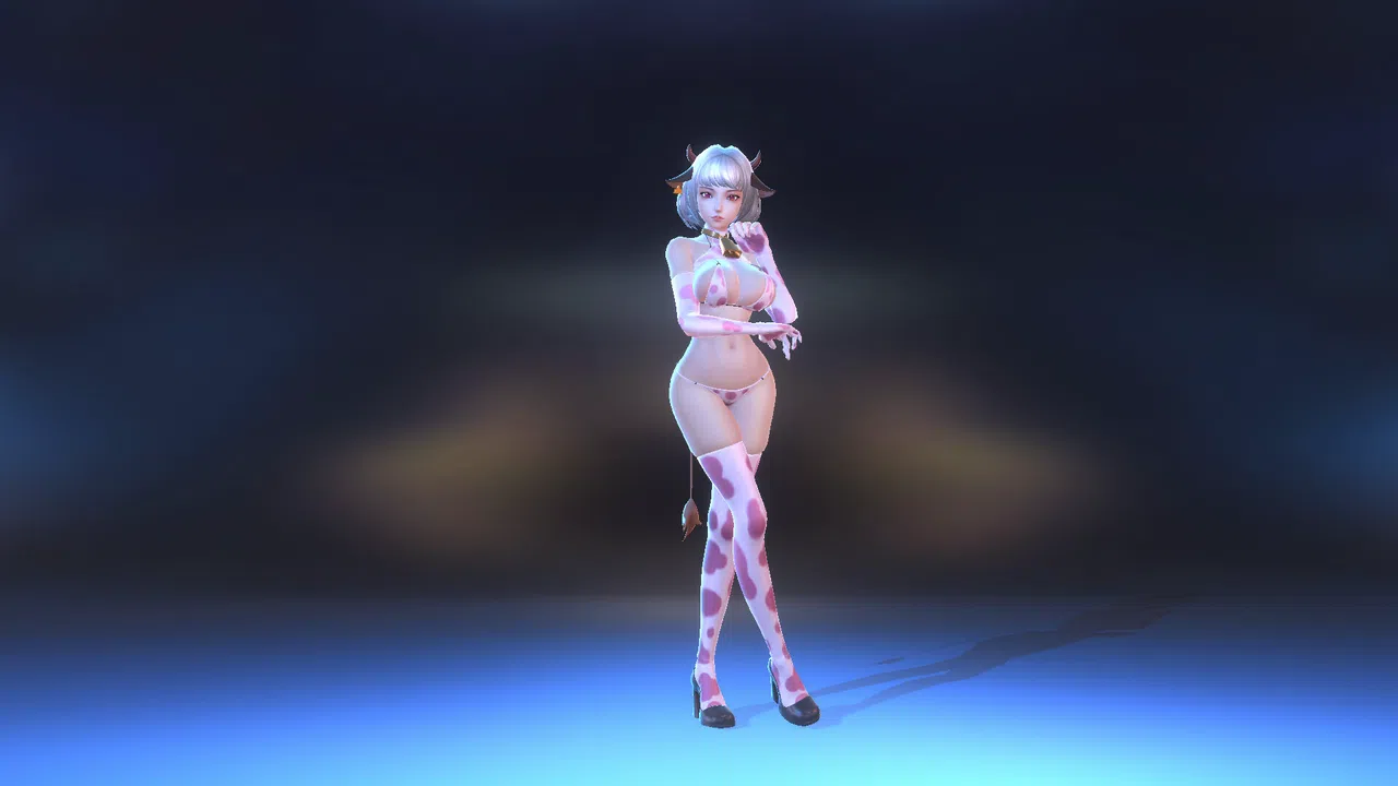 Angel Legion-DLC Cow Bikini (Pink) Screenshot 0