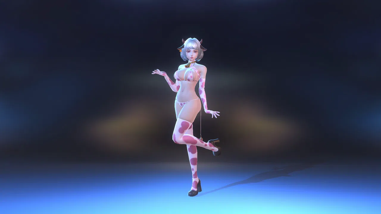 Angel Legion-DLC Cow Bikini (Pink) Screenshot 3