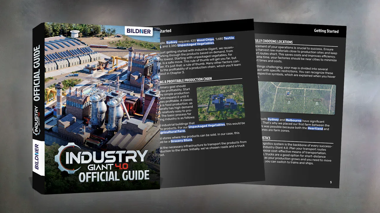 Industry Giant 4.0 - Official Guide Screenshot 0