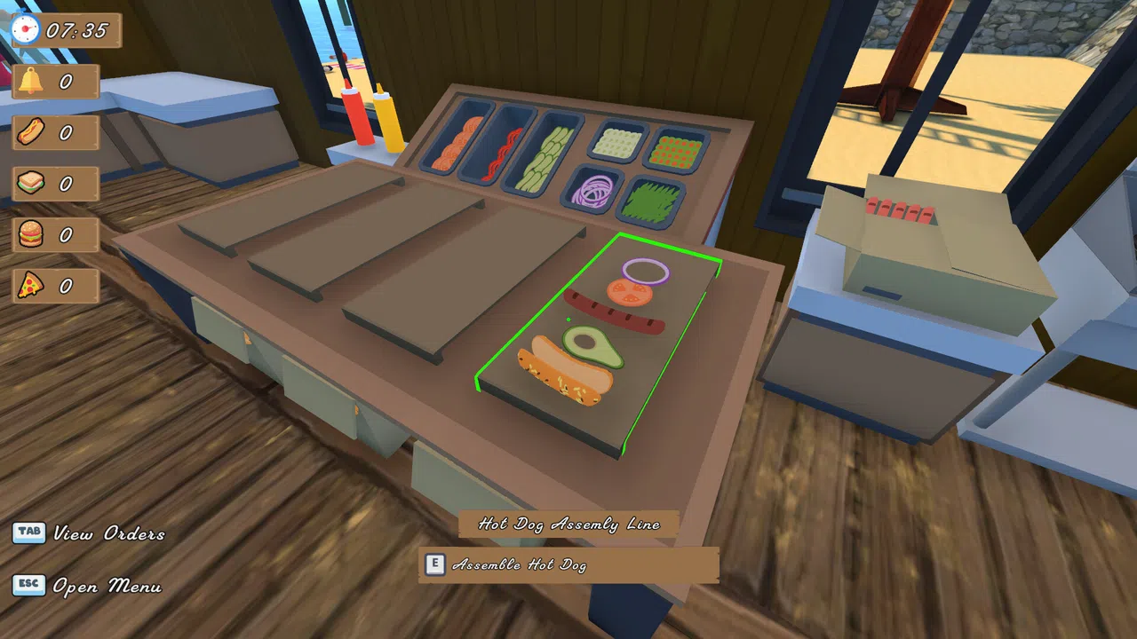 Seaside Cafe Rush Hour Screenshot 2