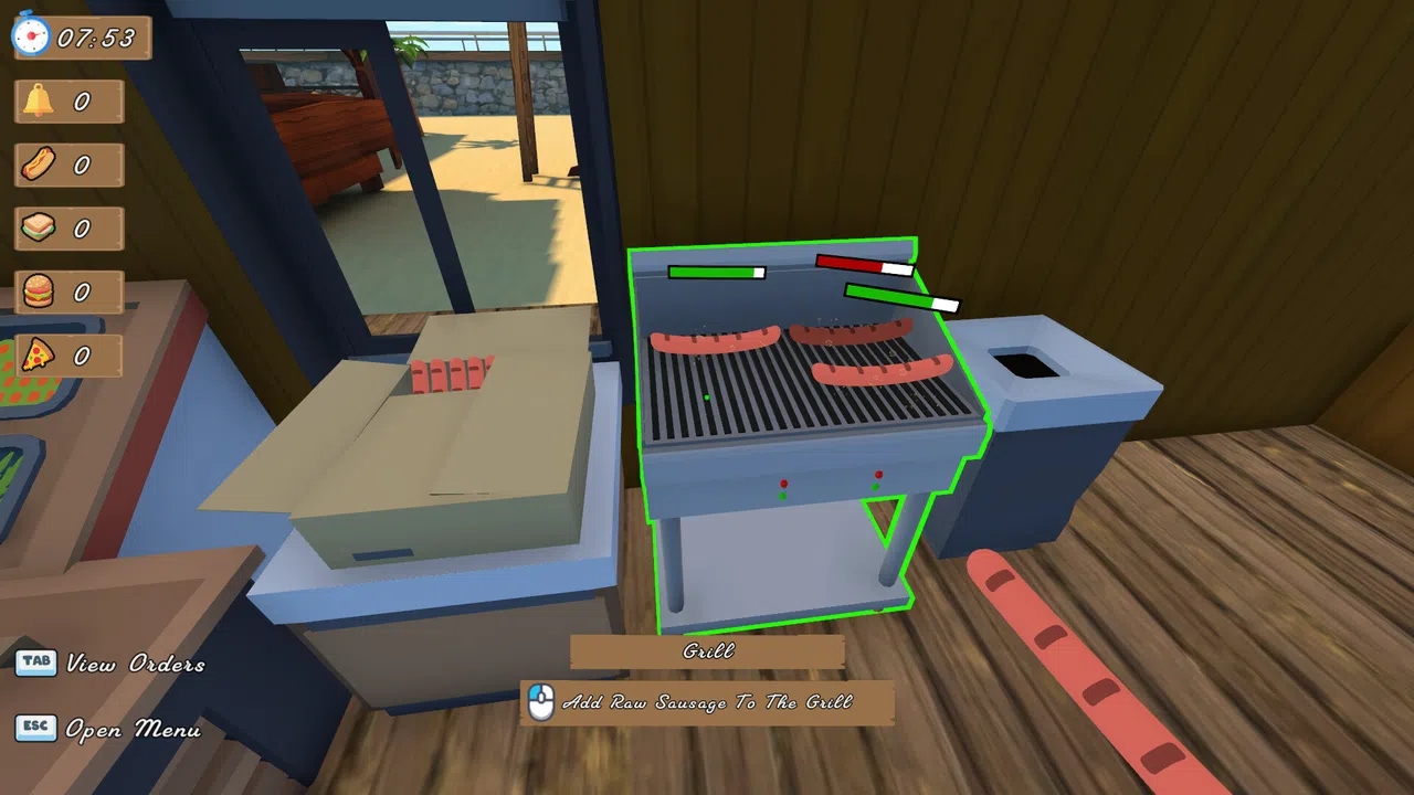 Seaside Cafe Rush Hour Screenshot 1