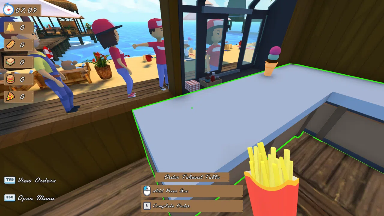 Seaside Cafe Rush Hour Screenshot 10