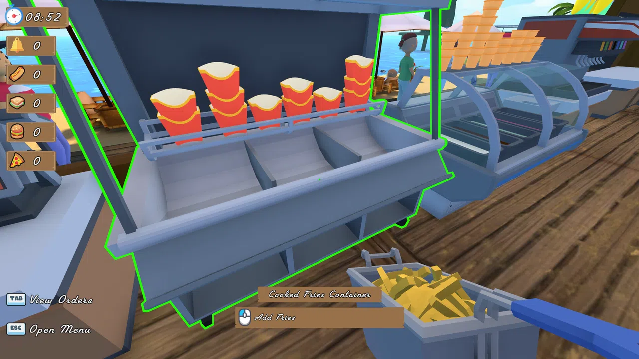 Seaside Cafe Rush Hour Screenshot 5