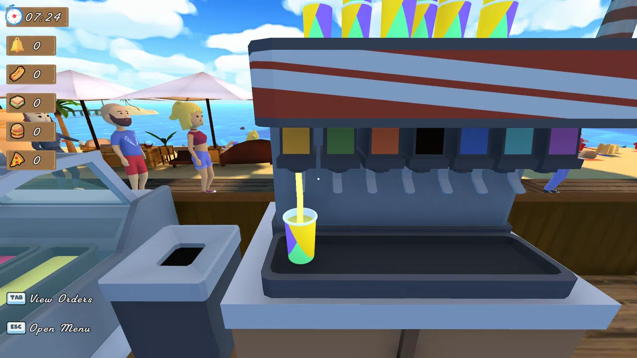 Seaside Cafe Rush Hour Screenshot 6