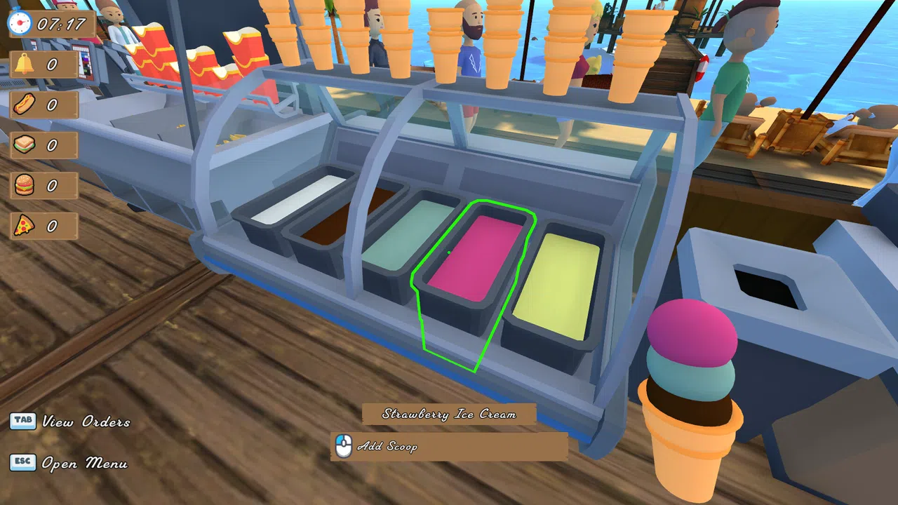 Seaside Cafe Rush Hour Screenshot 7