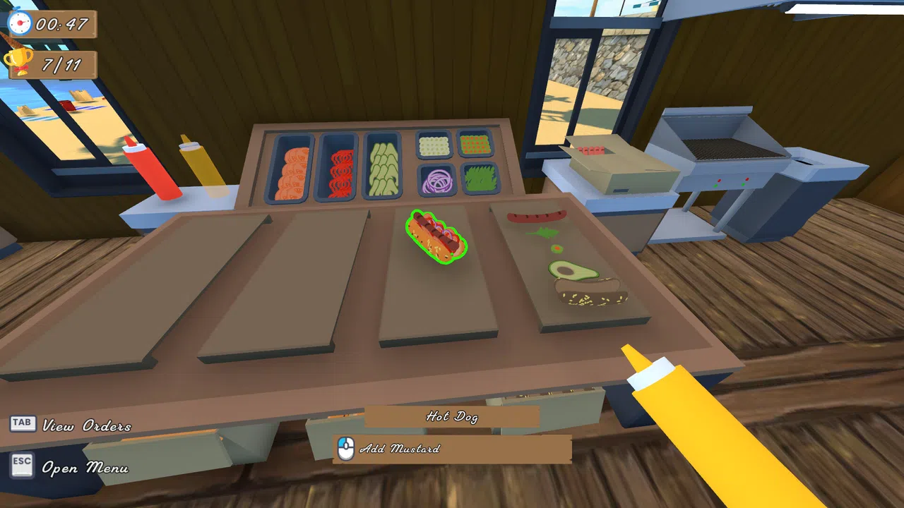 Seaside Cafe Rush Hour Demo Screenshot 4