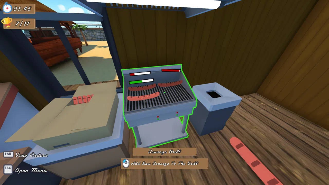 Seaside Cafe Rush Hour Demo Screenshot 2