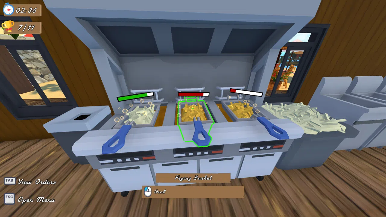 Seaside Cafe Rush Hour Demo Screenshot 0