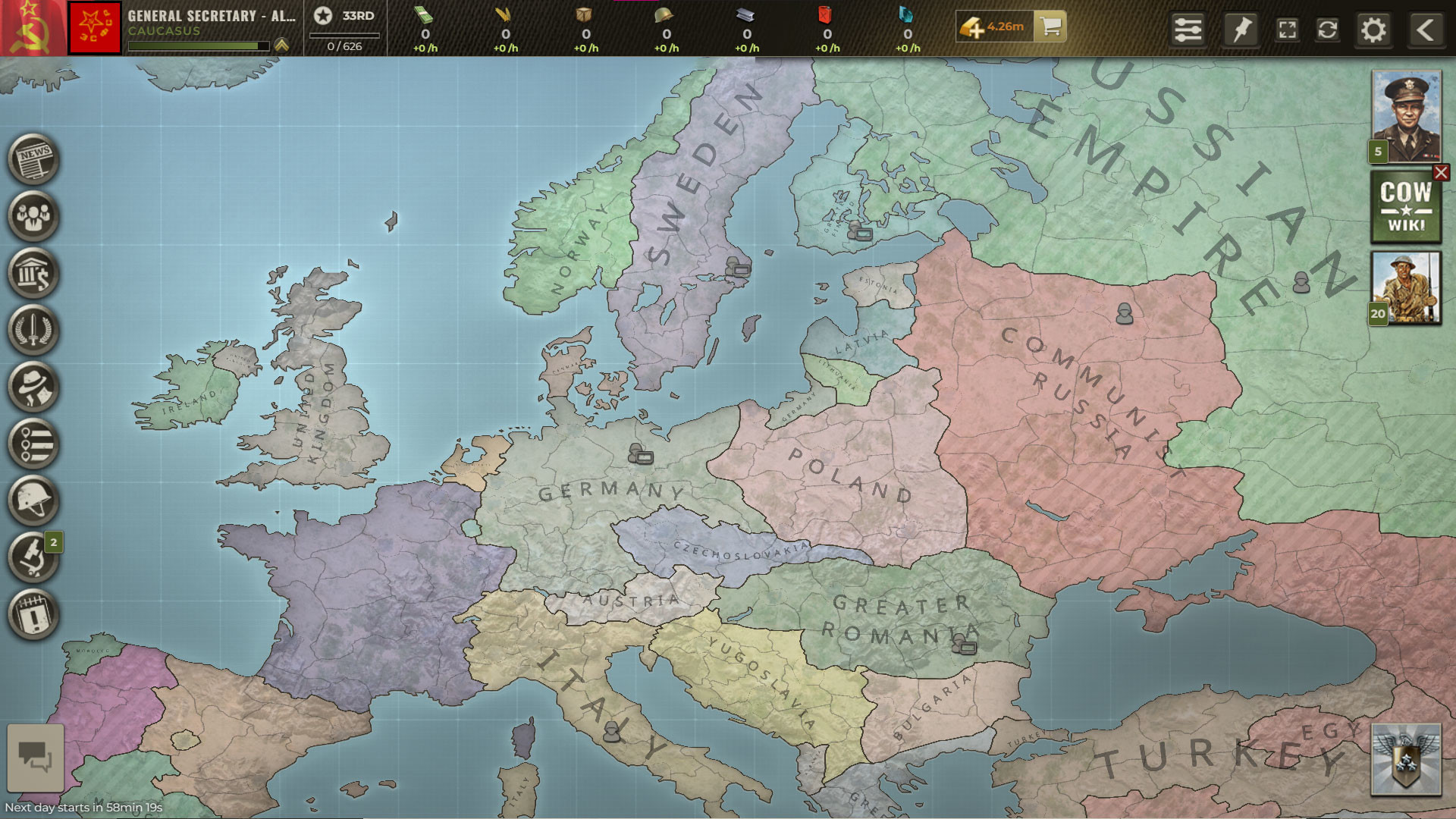 Supremacy: Call of War 1942 Screenshot 2