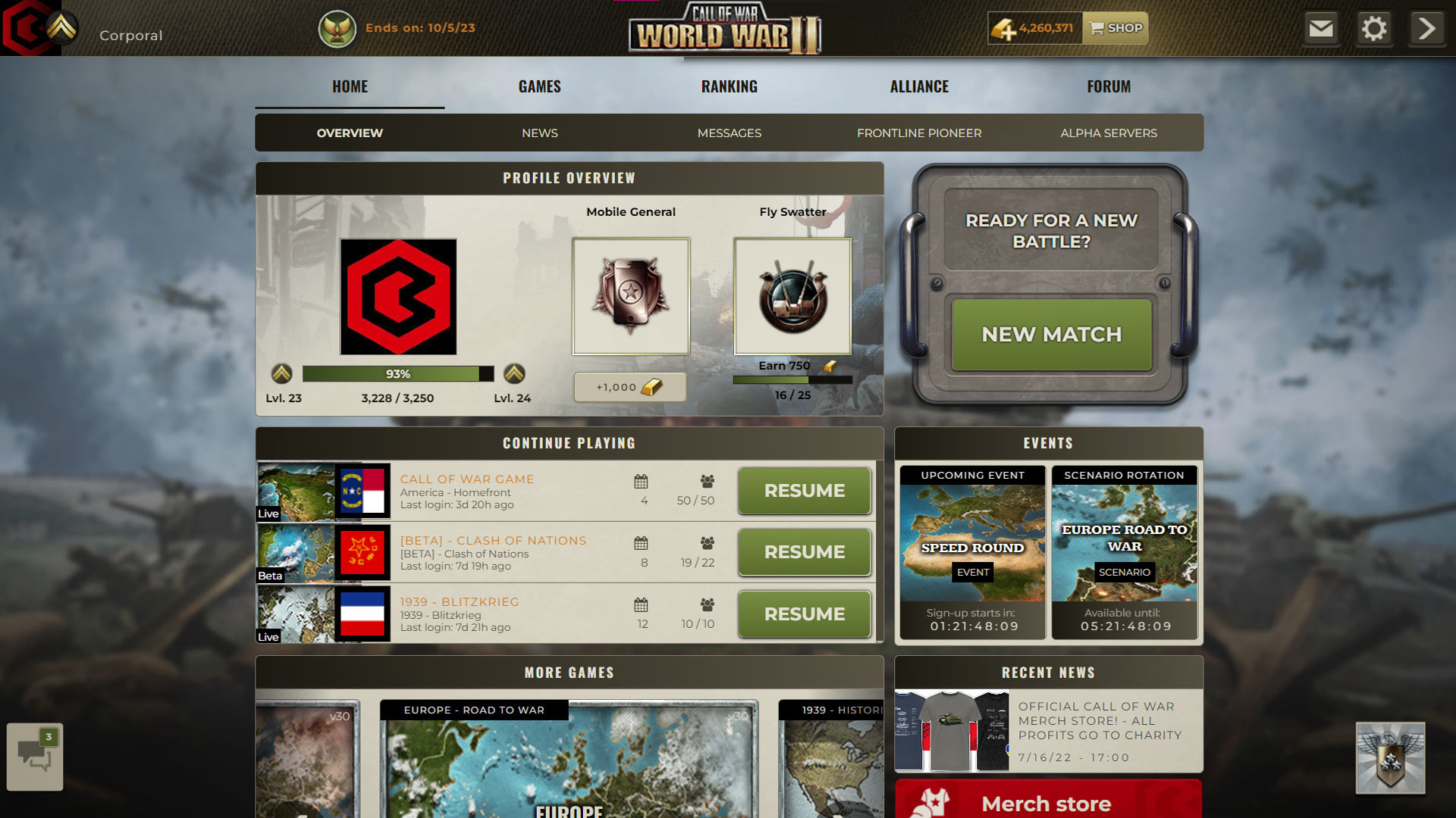 Supremacy: Call of War 1942 Screenshot 0