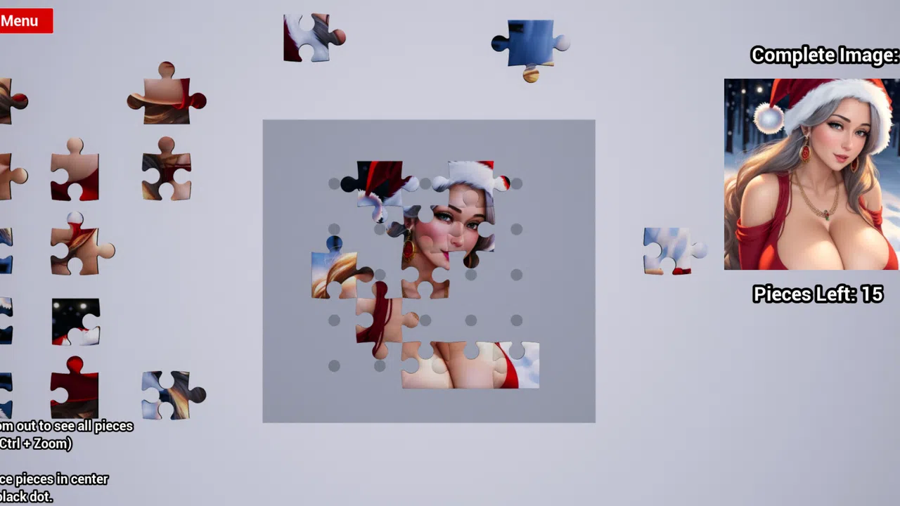 Mommy's Milk and Cookies - Christmas Sex Puzzles Screenshot 3