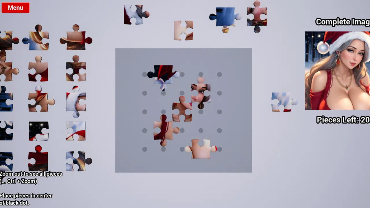 Mommy's Milk and Cookies - Christmas Sex Puzzles Screenshot 2