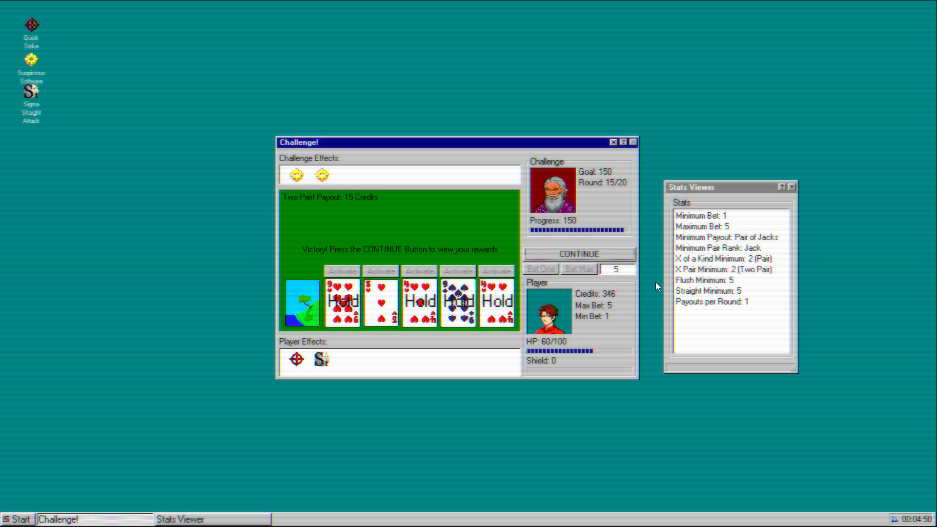 Video Poker 95 Screenshot 0