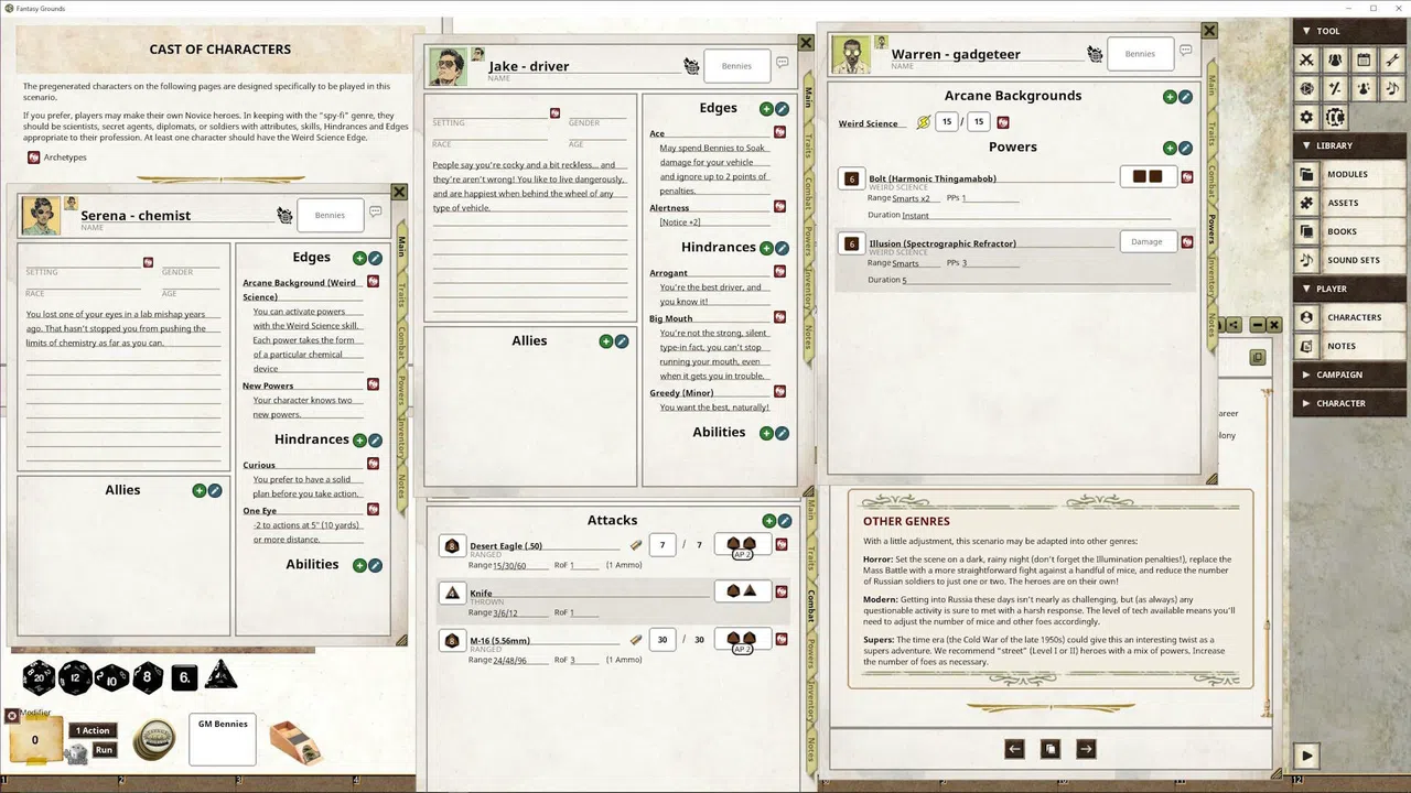 Fantasy Grounds - Savage Saturday Cinema: Voronezh Incident Screenshot 2