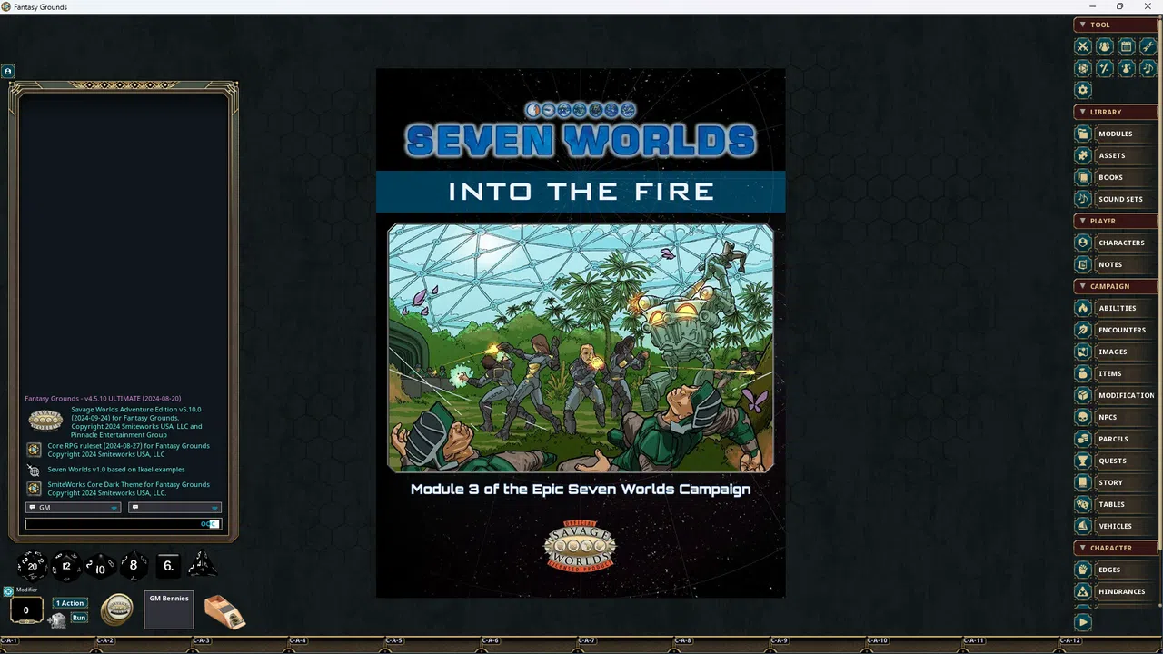 Fantasy Grounds - Seven Worlds Module 3: Into the Fire Screenshot 0